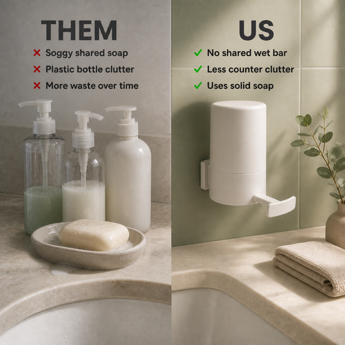 Zero Soap - Solid Soap Dispenser